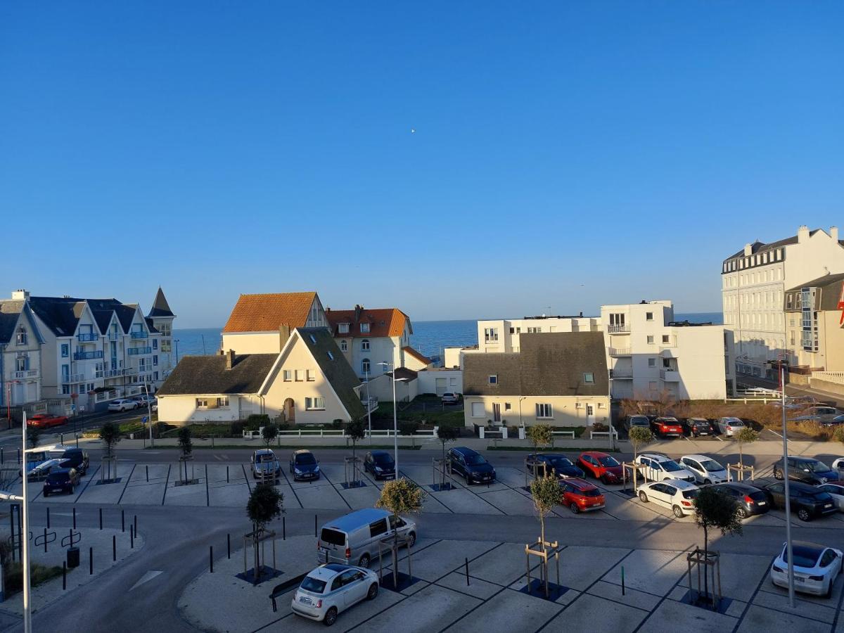 Vue Mer L'Aiglon T2 Balcon Parking Prive Wimereux Buitenkant foto